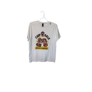 Gildan Disney Chip n‎ Dale Rescue Rangers Graphic Tee T-Shirt White M